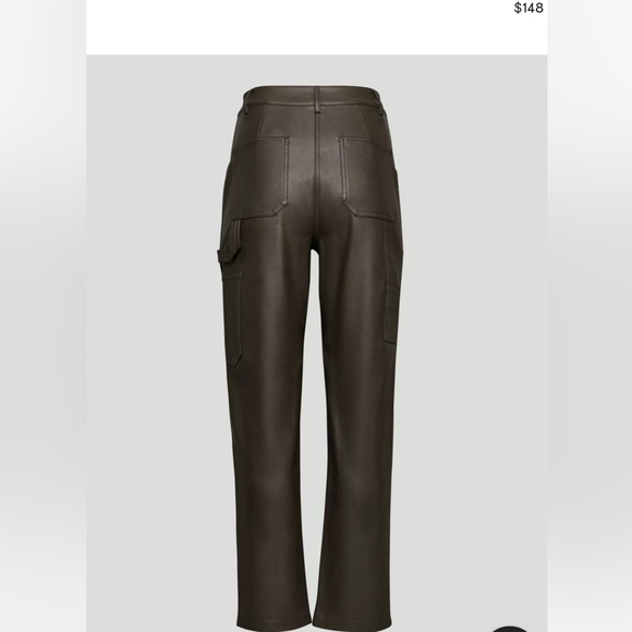ARITZIA LEATHER CARGO PANT - Picture 2 of 3